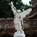 Classic Outdoor Garden Archangel St. Michael Marble Sculpture Statue
